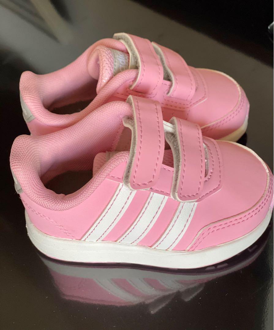 Adidas Pink Baby Shoes (US Size 4K 