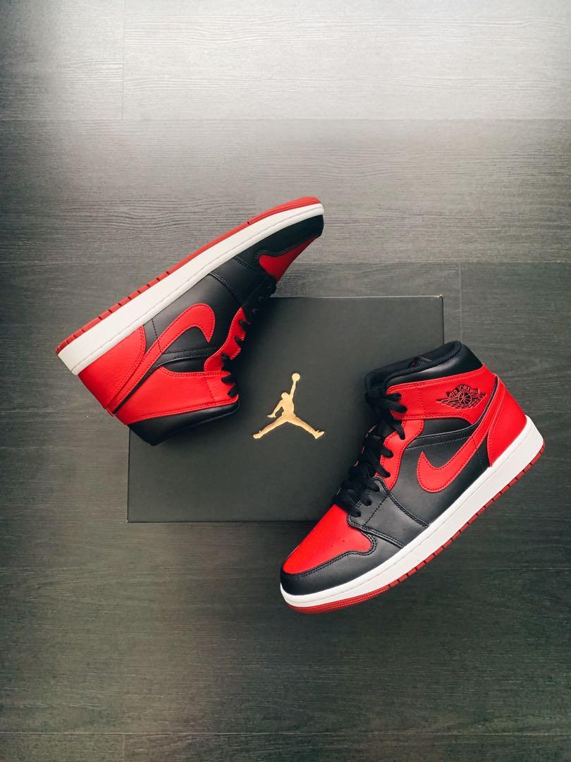 air jordan 1 black red banned