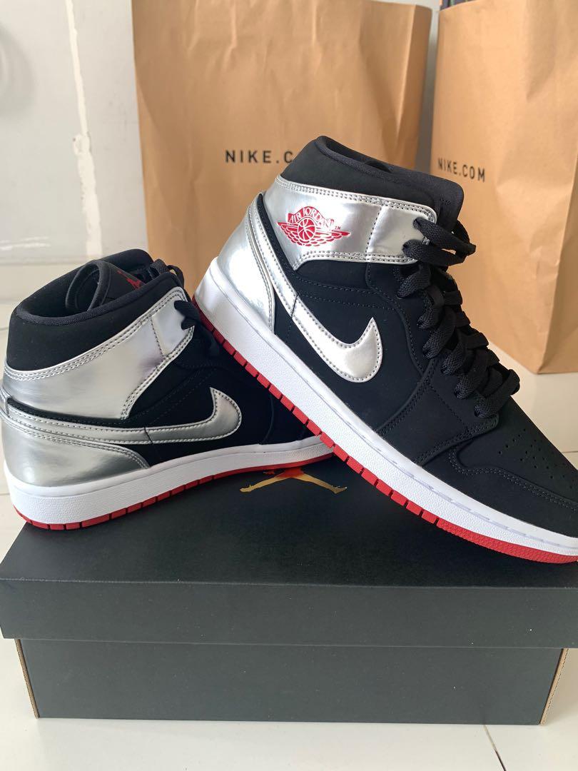 Air Jordan 1 MID, Men's Fashion, Footwear, Sneakers on Carousell