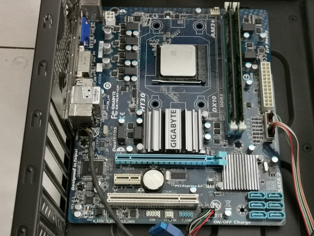 Amd Fx 4100 And Gigabyte 78lmt S2p Motherboard Electronics Computer Parts Accessories On Carousell