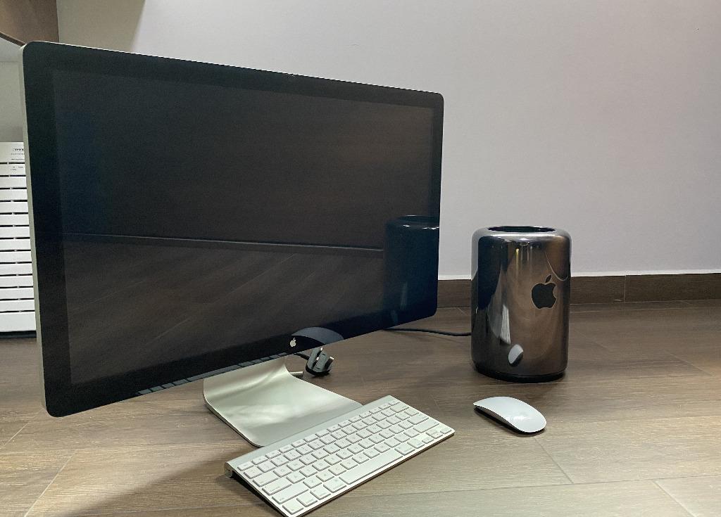 Apple Mac Pro 3 7ghz Quad Core Intel Xeon E5 Late 13 27 Apple Thunderbolt Display Electronics Computers Desktops On Carousell