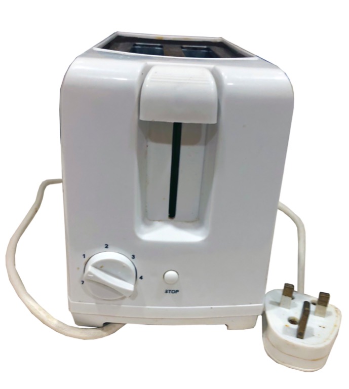 ARGOS VALUE RANGE SLICE TOASTER WHITE, TV & Home Appliances, Kitchen