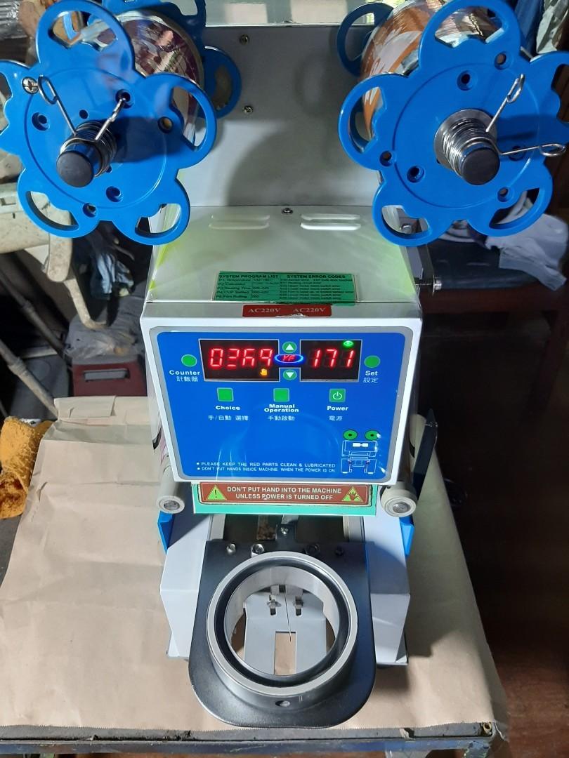 Automatic Cup Sealing Machine (Category: Local Eats) located in Manila. Submitted by ritchtan.ritchtan (Listing ID 1045994151, Image 2). Description: Automatic Cup Sealer Et95Sn 220v Ready to use for inquiries cal or txt us 09228073011.