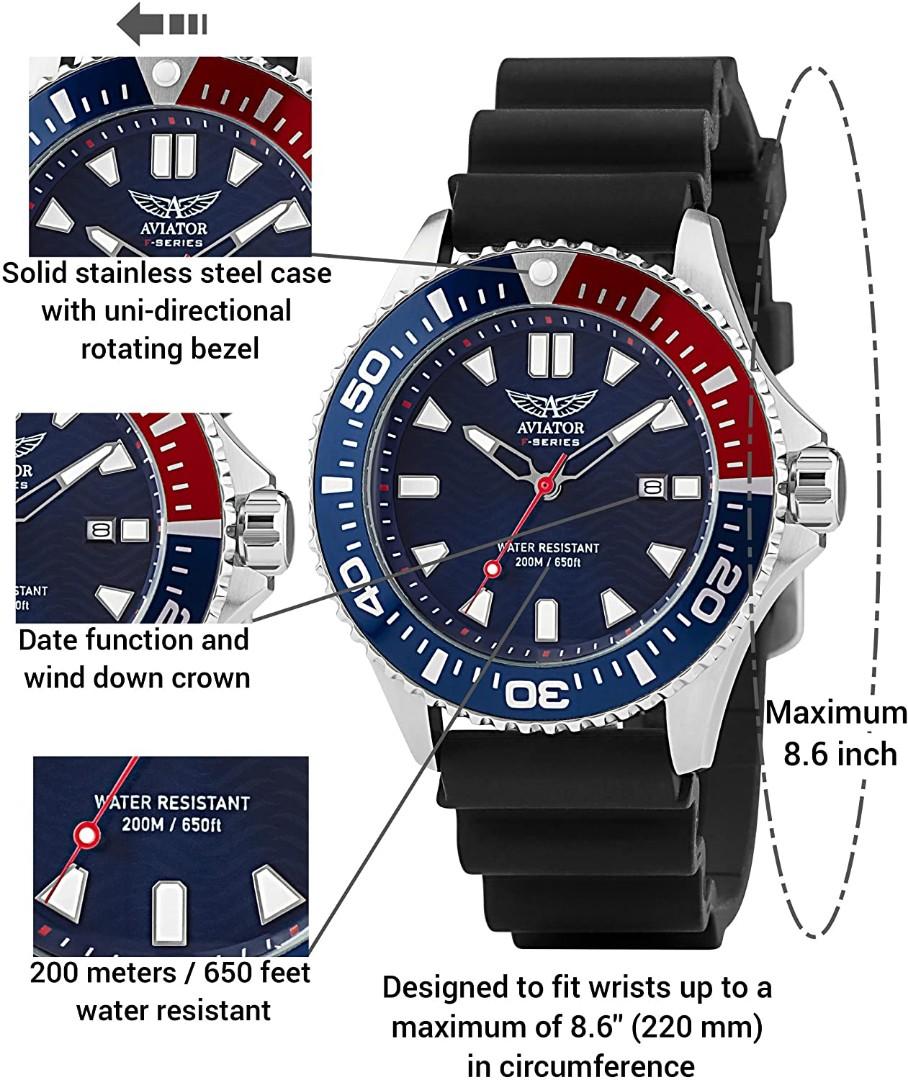 Aviator special ops shop professional diver watch