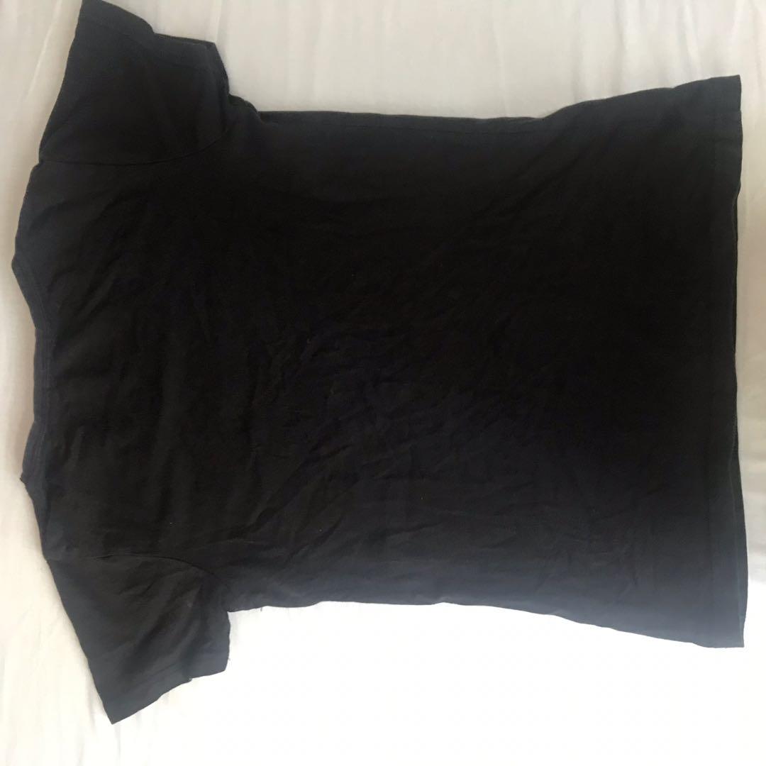 Basic tee (Category: Shirts) located in Singapore. Submitted by vanana (Listing ID 1046010066, Image 2). Description: Black basic tee size M Blue basic tee size L 2 for $4 Grab yours!!.
