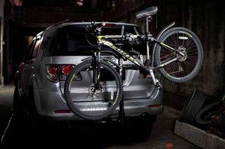 tow hitch mounted bike rack