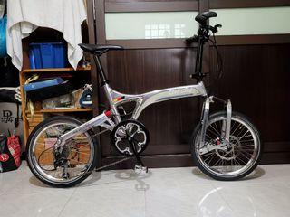 Birdy 9 speed polished silver