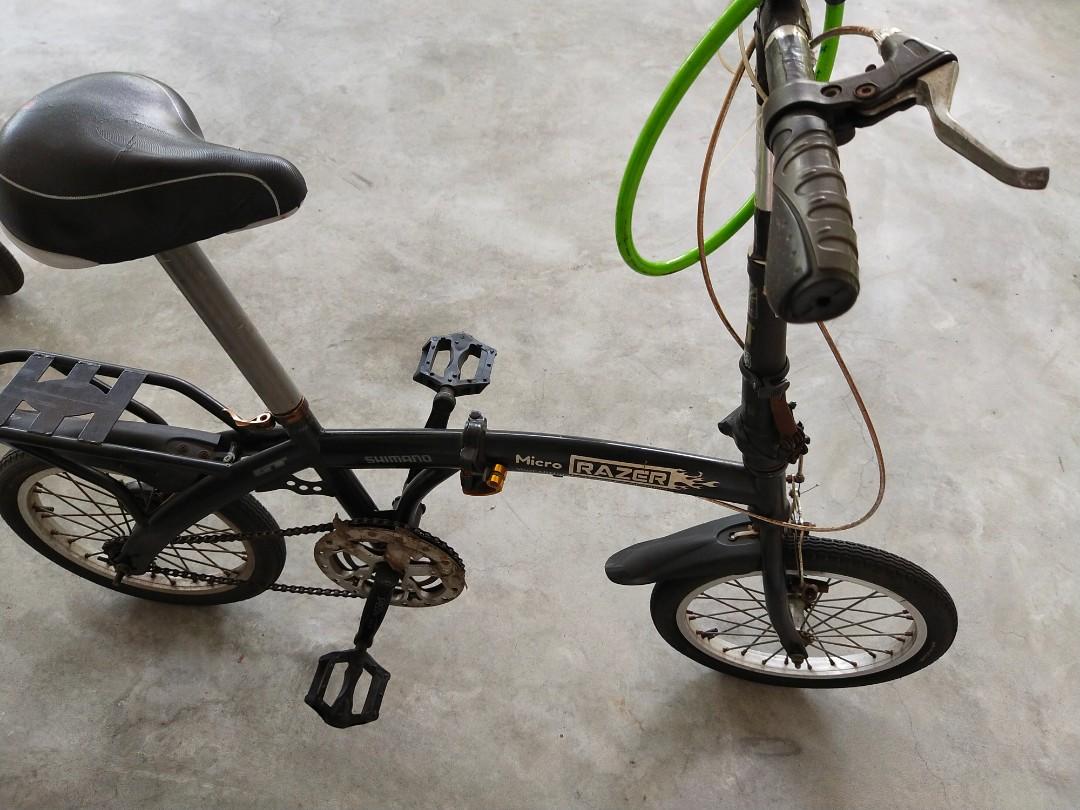 micro razer folding bike