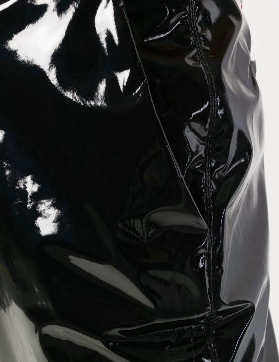 Authentic MSGM Slim Fit Vinyl Trousers Women s Fashion Bottoms Other Bottoms on Carousell