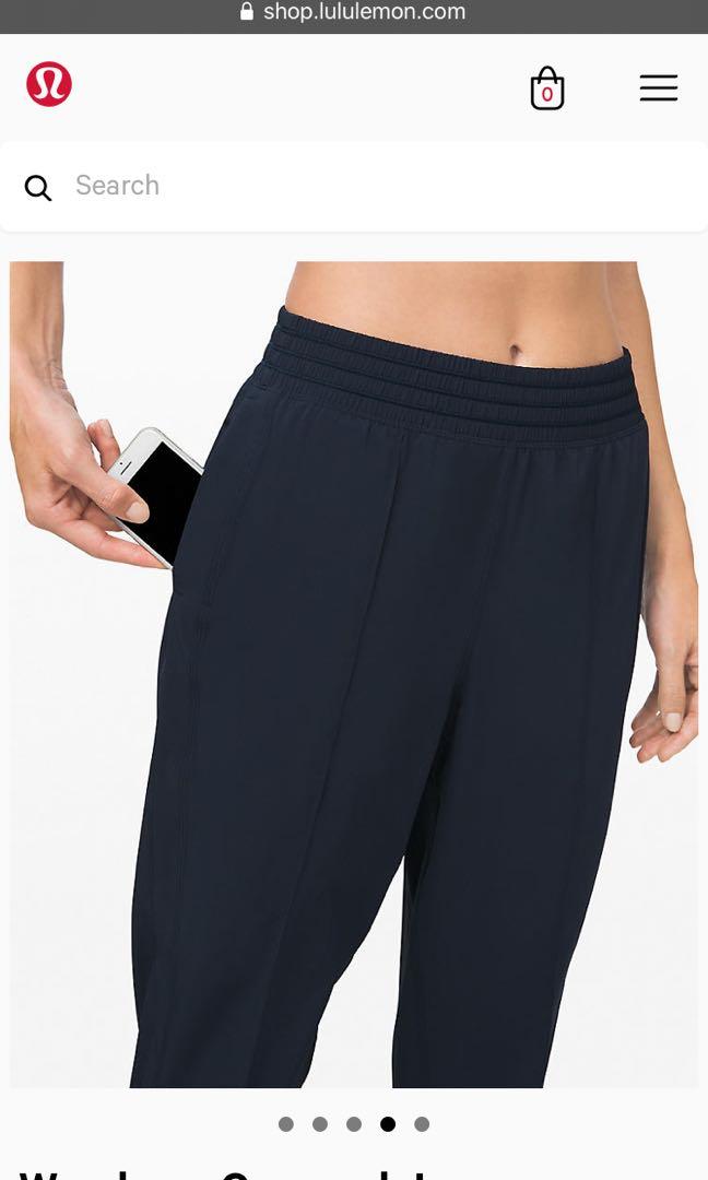 bnwt LULULEMON Wanderer Cropped Jogger, Luxury, Apparel on Carousell