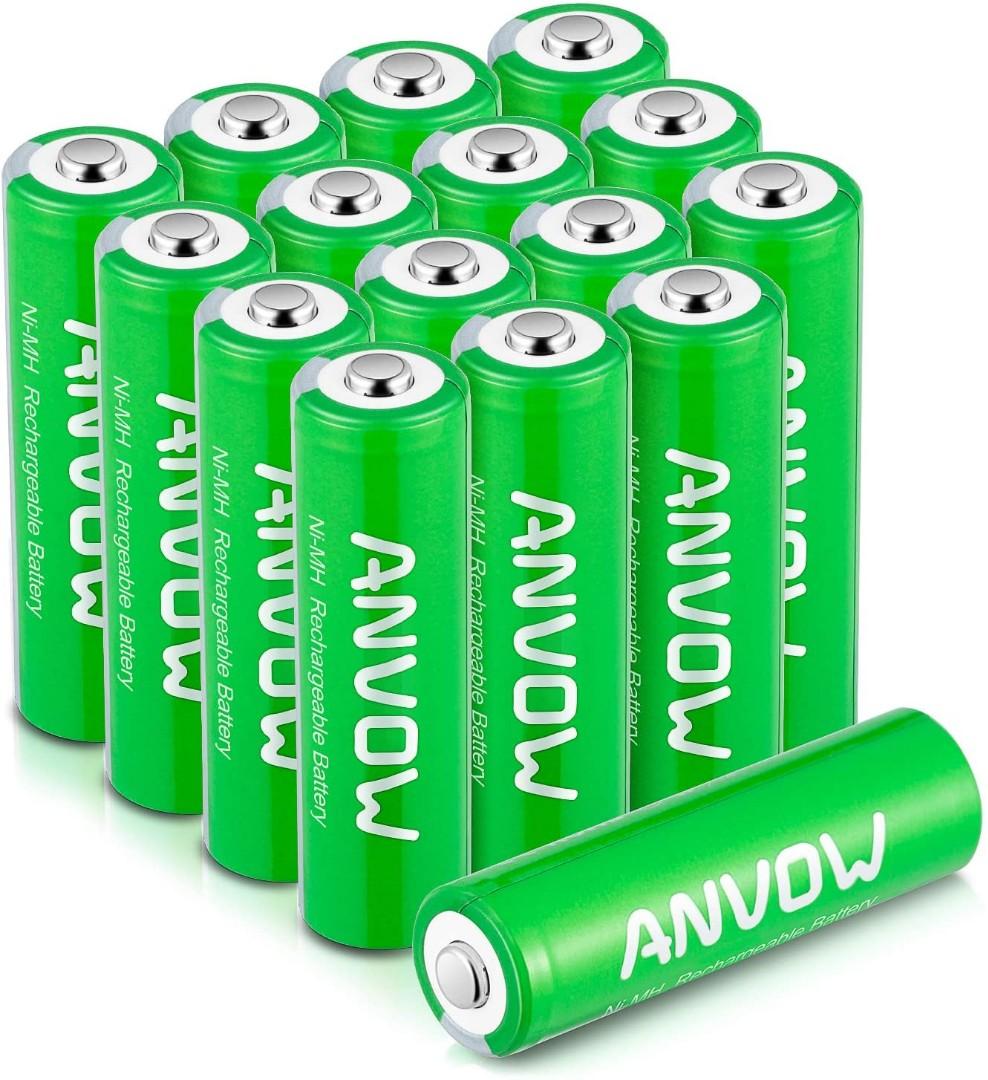 Rechargeable AA Batteries, ANVOW USB AA Battery Lithium 1.5V