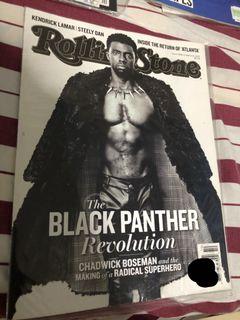 Brand new Rolling stones Magazine Black panther March 2018 COLLECTOR’S ITEM