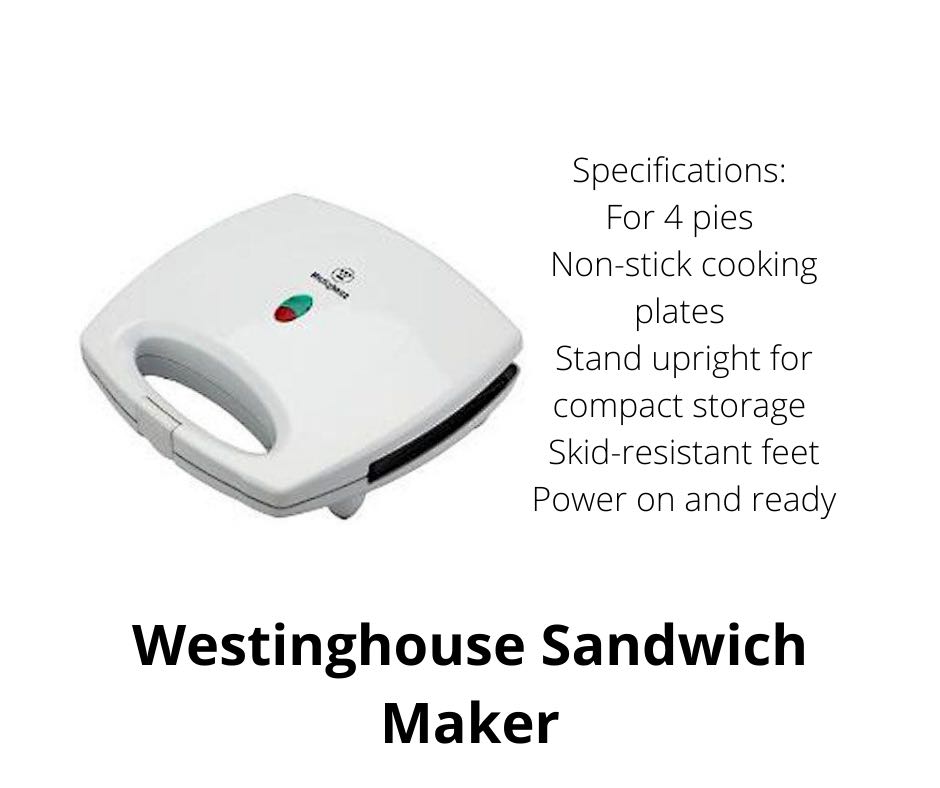 White westinghouse sandwich maker deals