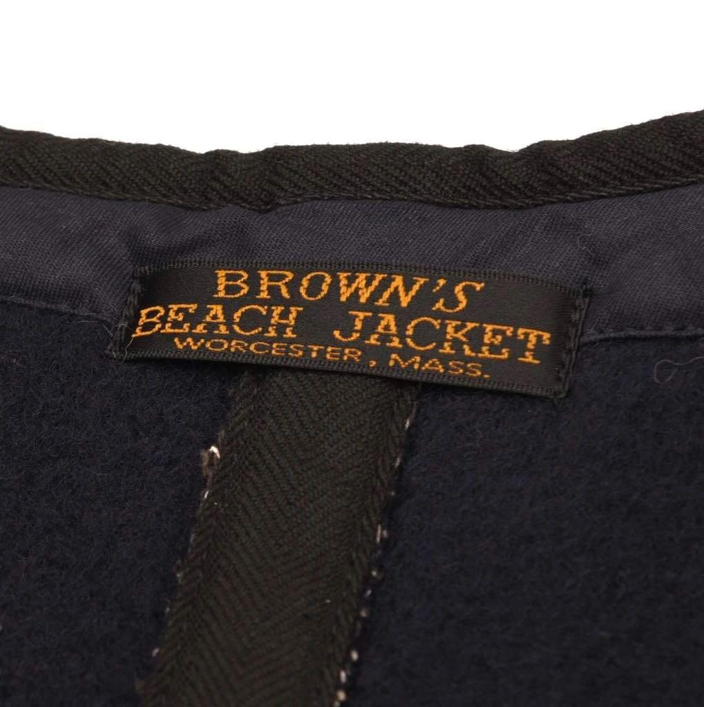 BROWN'S BEACH EARLY VEST (NAVY STRIPE) Brown Beach, 男裝, 外套及