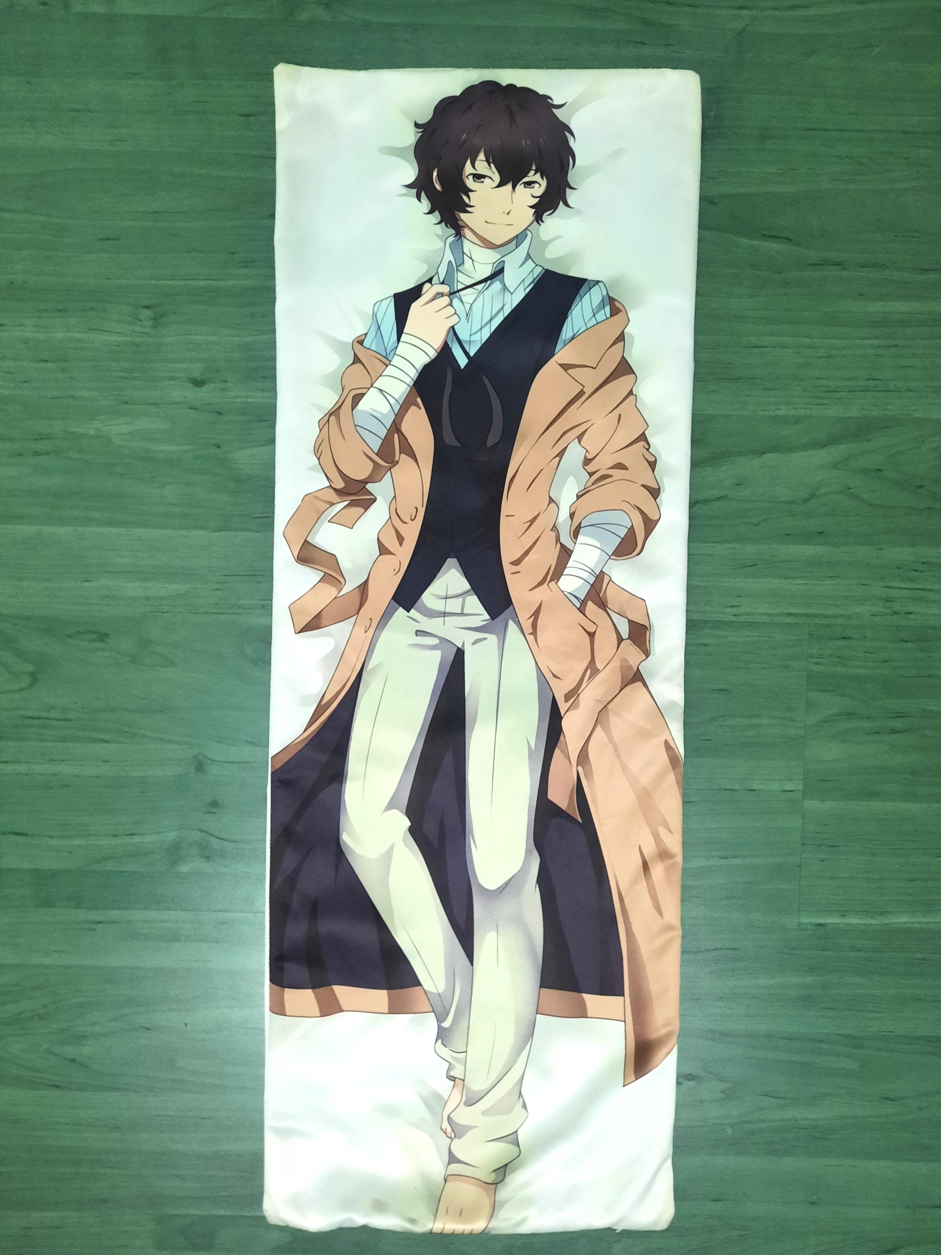 Bungou Stray Dogs Atsushi and Dazai Small Double Sided Body Pillow