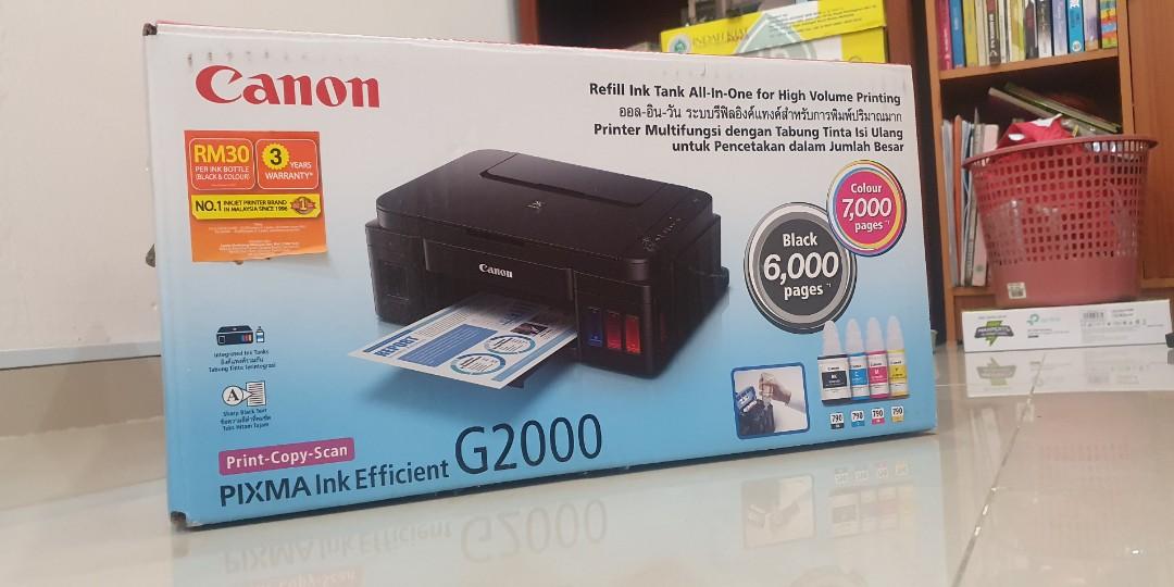 masalah printer canon g2000