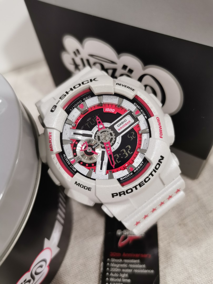 Casio G-Shock X Eric Haze 30th Anniversary 🔴⚫, Limited Edition GA110EH-8A