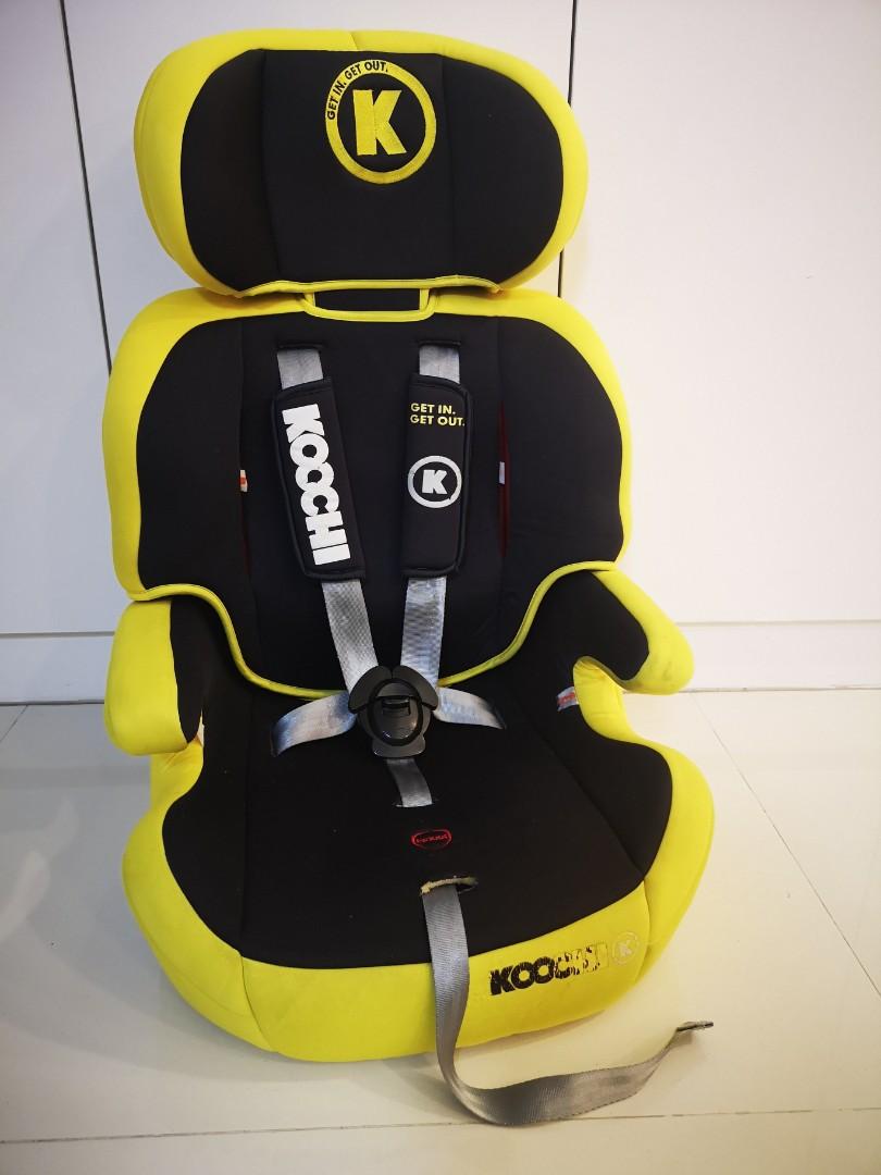 Koochi car seat yellow outlet