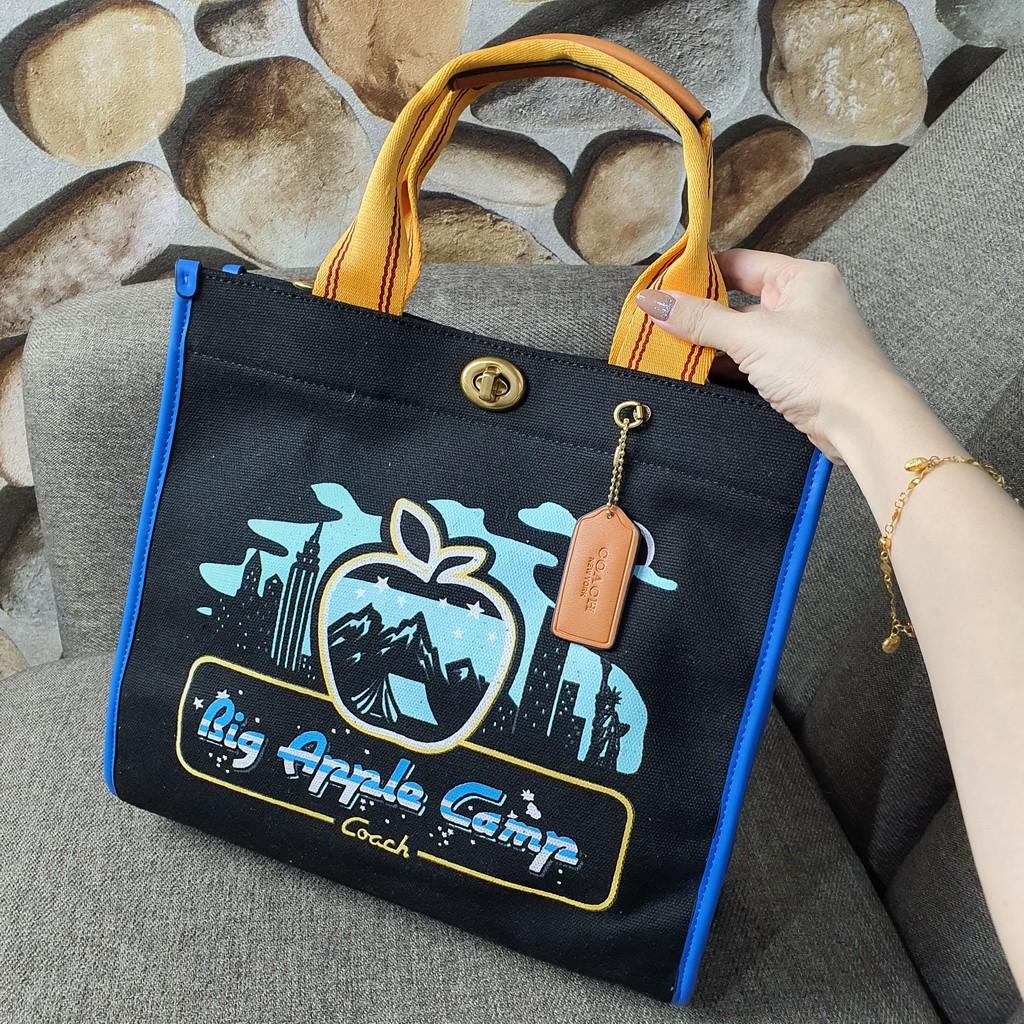 Coach Tote Big Apple Camp Print