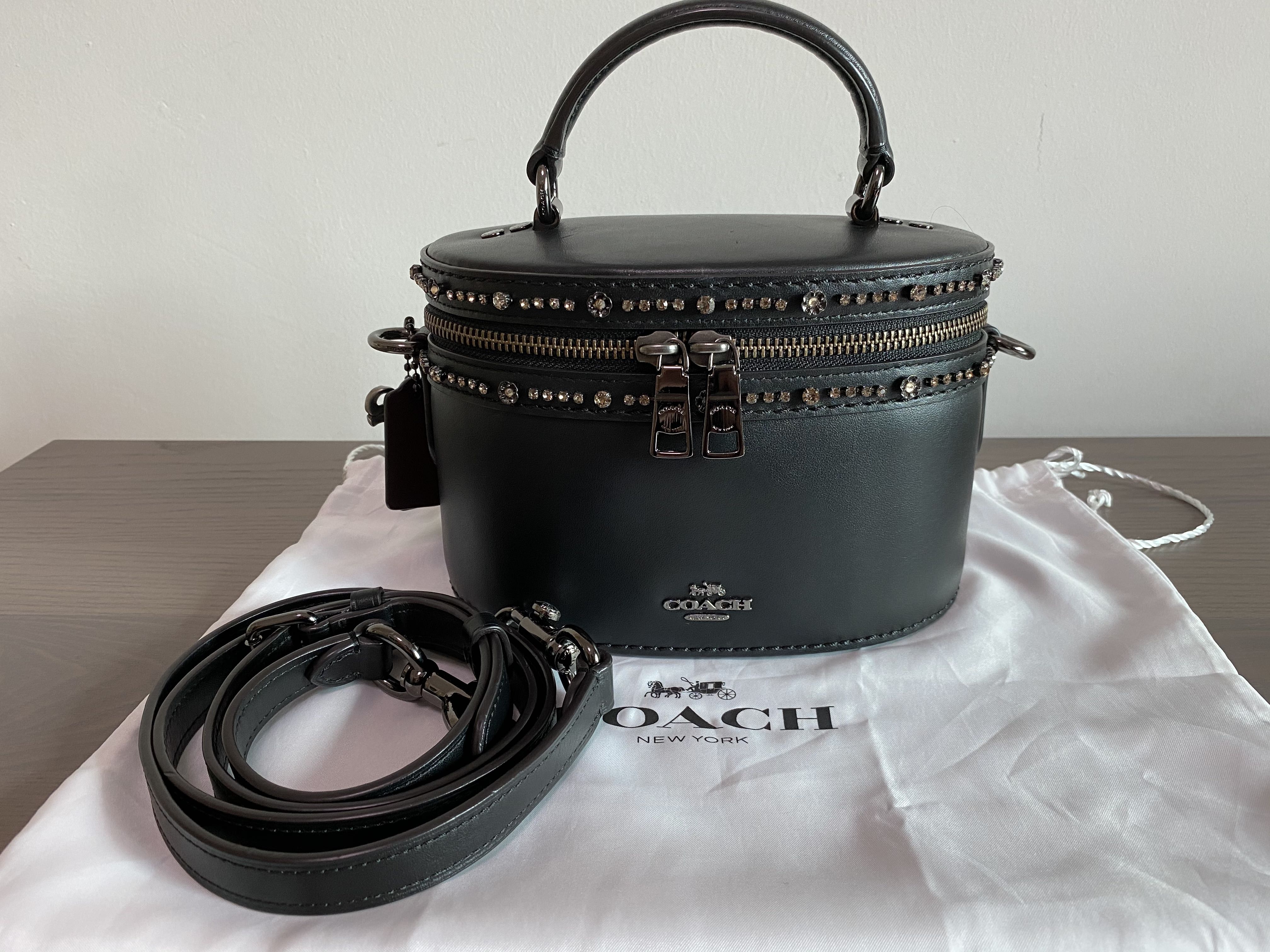 Coach vanity crossbody bag, Luxury, Bags & Wallets on Carousell