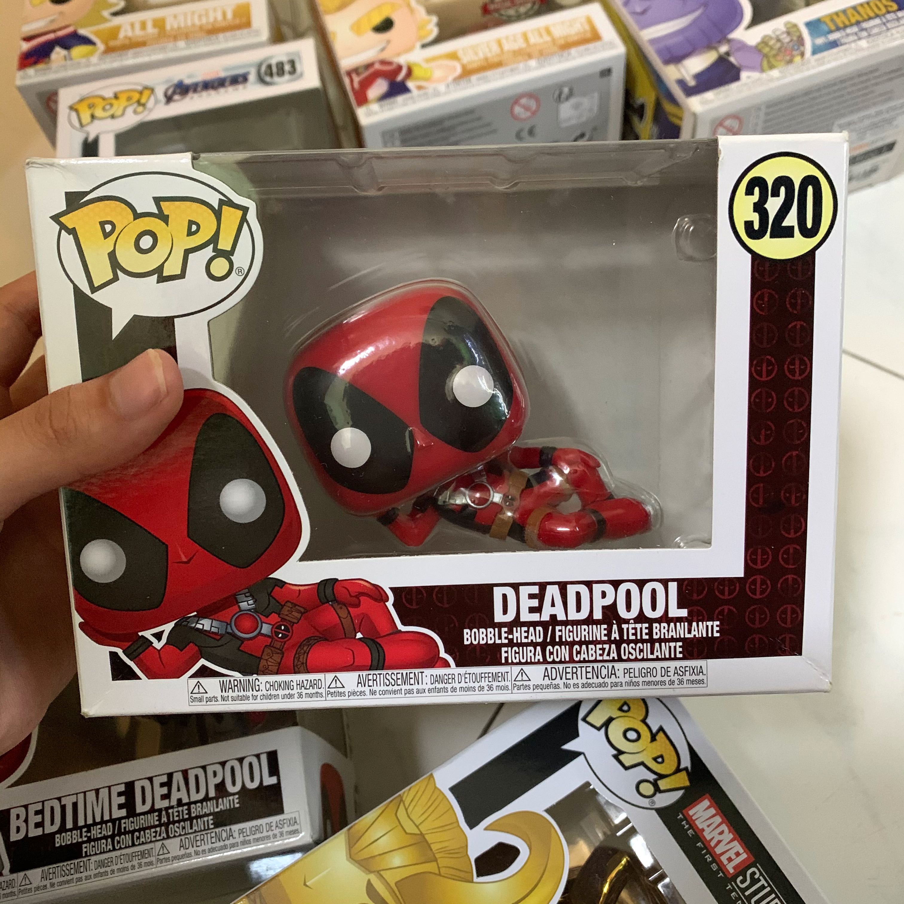 Deadpool Lying Down Funko Pop Hobbies Toys Toys Games