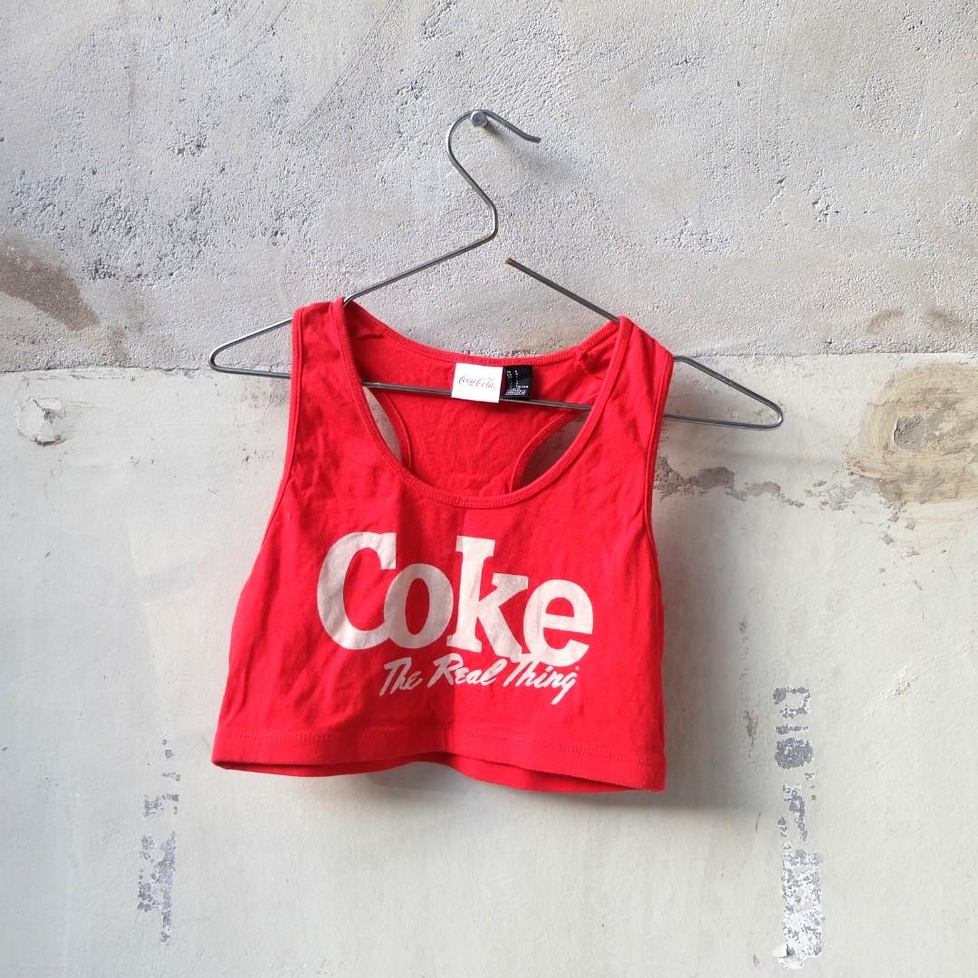 Coca cola crop top sales forever 21