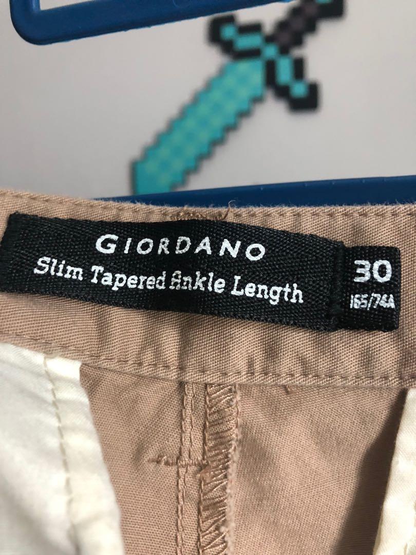 giordano slim tapered ankle length