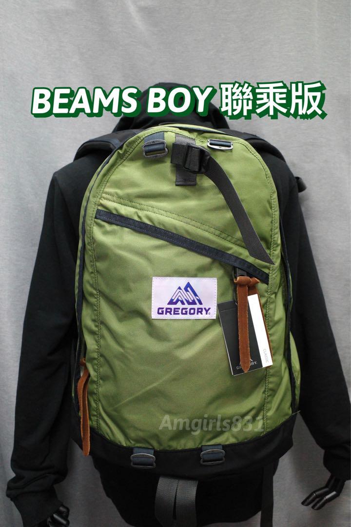 GREGORY × BEAMS BOY 聯乘版Day pack vintage green, 男裝, 袋, 腰袋