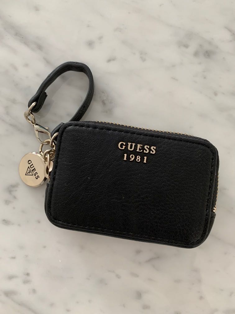 GUESS Womens Short Small Money Purse Wallet Ladies Leather Coin Card Holder  New | eBay