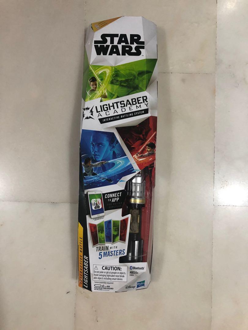 hasbro star wars lightsaber academy interactive battling system