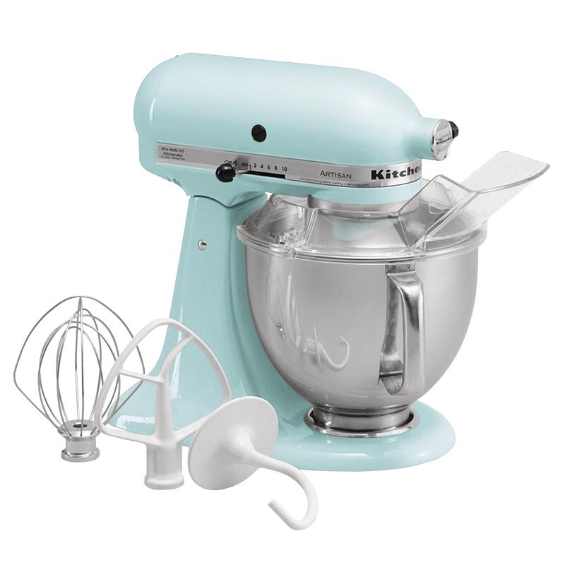 kitchen aid ice blue mixer