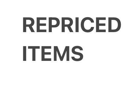ITEMS REPRICED!! Haggle all you can!