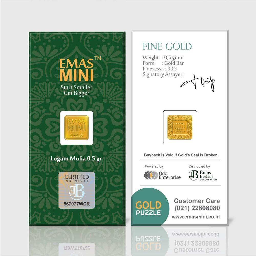 Jual Emas Mini 0 5 Gram Barang Mewah Aksesoris Di Carousell