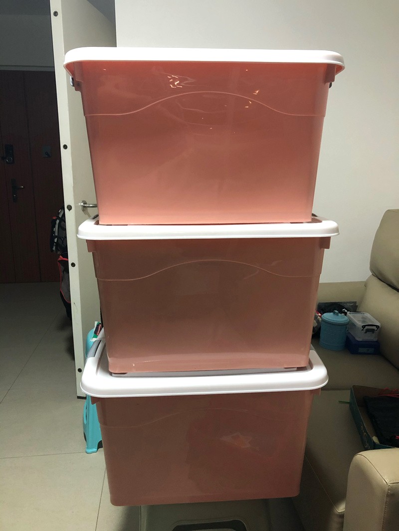 Jumbo Plastic Storage Box 100L, Furniture, Others on Carousell