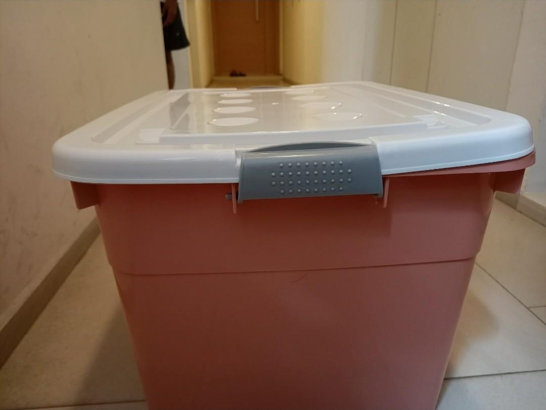 Jumbo Plastic Storage Box 100L, Furniture, Others on Carousell