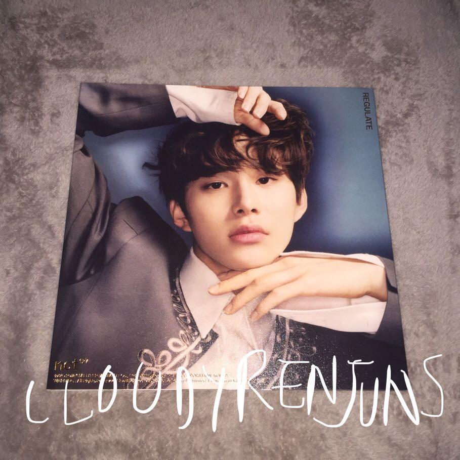 JUNGWOO REGULATE FULL SET PHOTOCARD LETTER ALBUM COVER, Hobbies & Toys