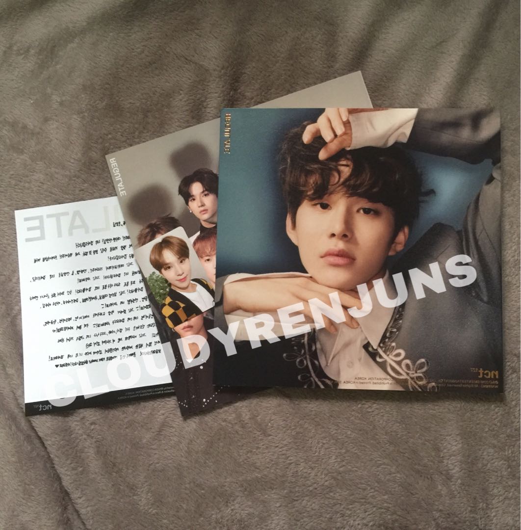 JUNGWOO REGULATE FULL SET PHOTOCARD LETTER ALBUM COVER, Hobbies & Toys