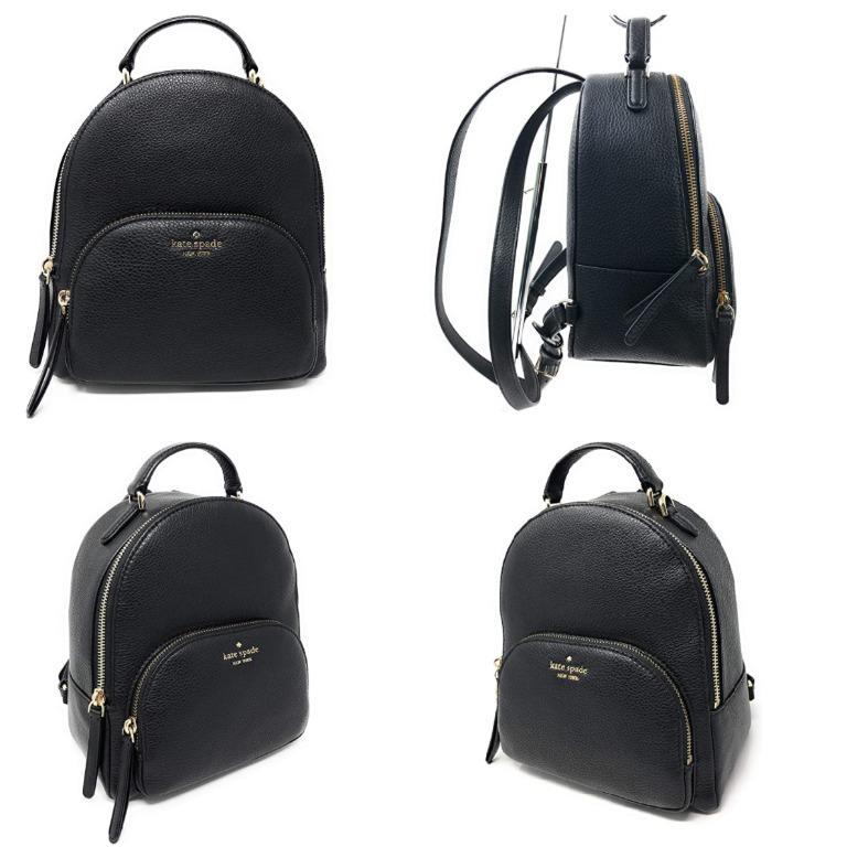 Kate spade new york jackson medium backpack pebbled leather black shop