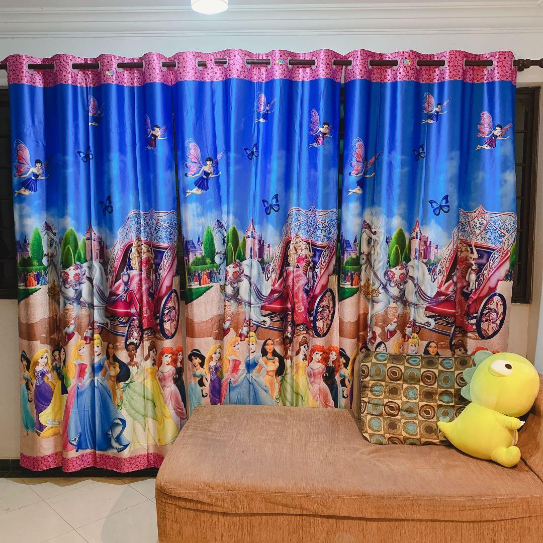 Kids Series Curtains Disney Princess