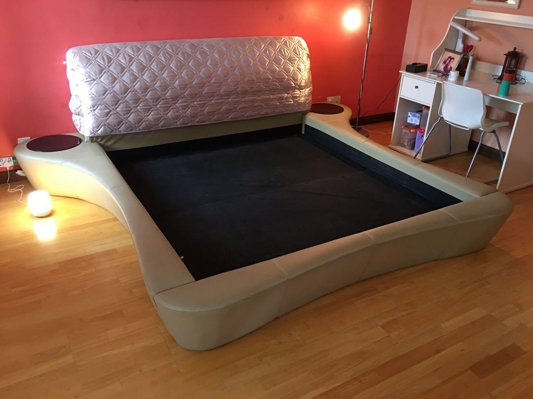 Sunken shop bed frame