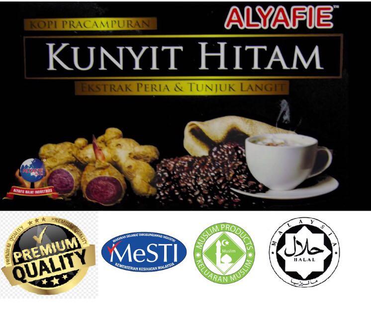 Kopi Sedap Berkhasiat Pracampuran Kunyit Hitam Tunjuk Langit Peria Katak Food Drinks Drinks On Carousell