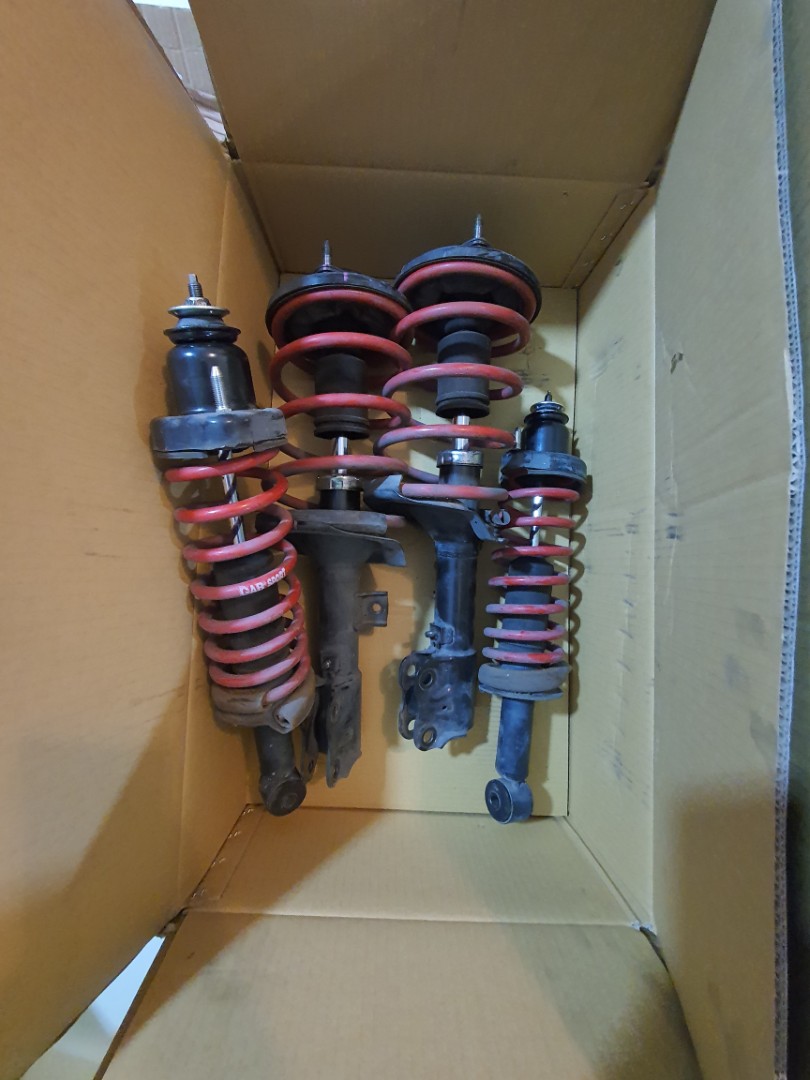 Lancer EX GAB lowering springs, Car Accessories, Accessories on Carousell