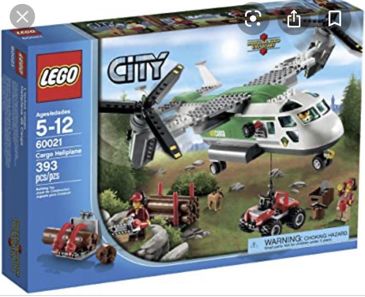 Lego City Cargo Heliplane 60021 Hobbies Toys Toys Games on