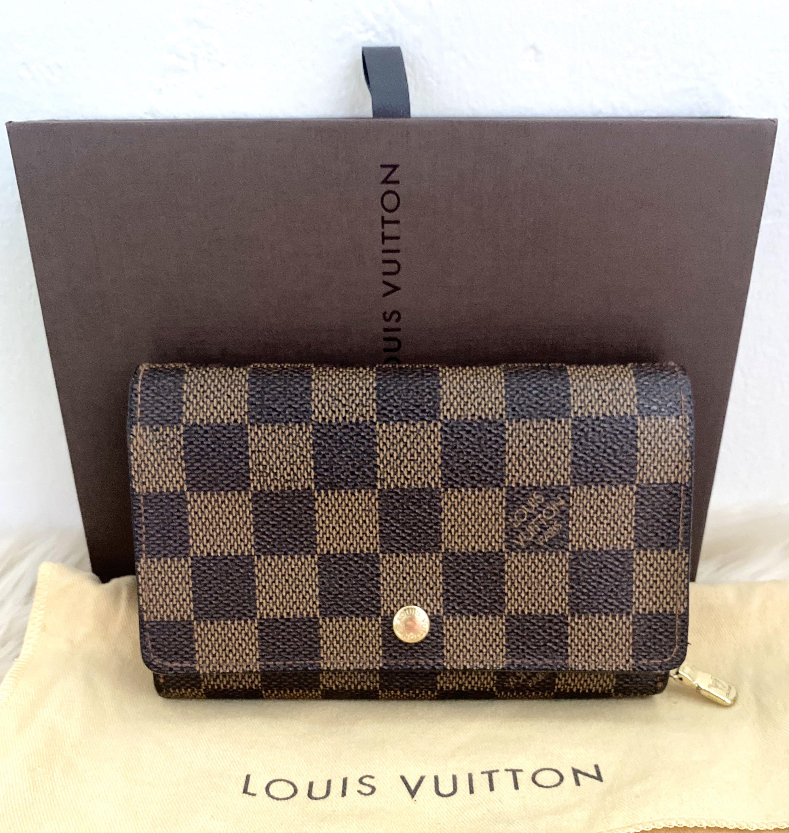 Louis Vuitton Damier Ebene Porte Monnaie Billets Wallet