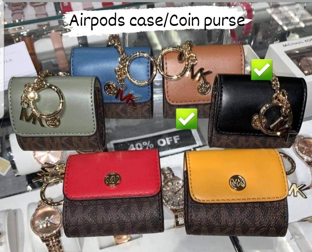 Michael kors airpod case/ coin purse /bag charm, Women's Fashion, Bags &  Wallets, Wallets & Card holders on Carousell