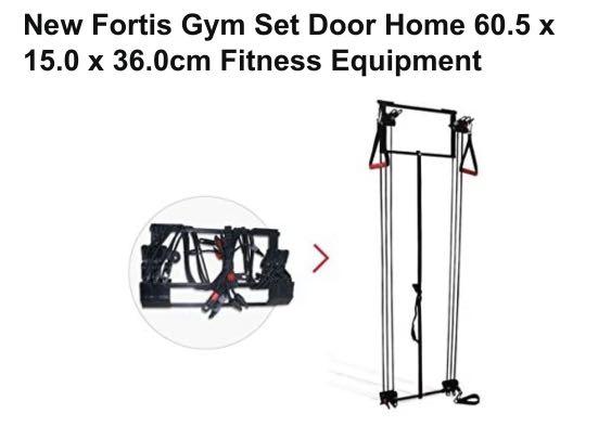 NIB Fortis Door Gym up to 90kg resistance Sports Gym Fitness on Carousell