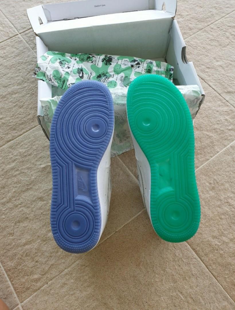 Nike Air Force 1 Earth day X Steve Harrington, Men's Fashion, Footwear,  Sneakers on Carousell