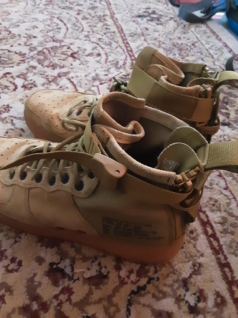 Nike sf af1 mid desert discount moss desert moss