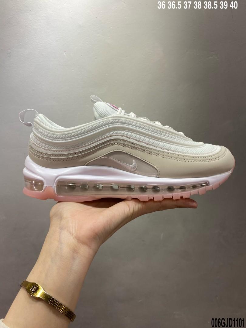 Nike Air Max 97 - Khaki Beige/pink 