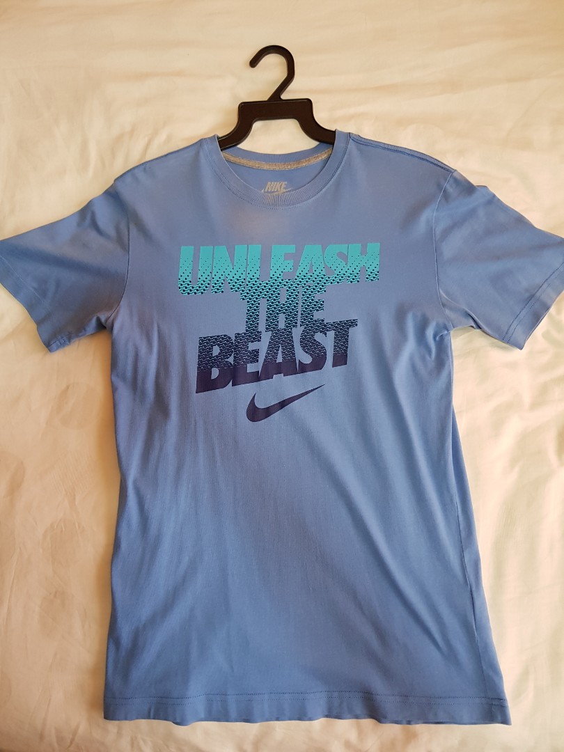 Adecuado Tranvía Mareo Nike Unleash the Beast Shirt, Men's Fashion, Tops & Sets, Tshirts & Polo  Shirts on Carousell